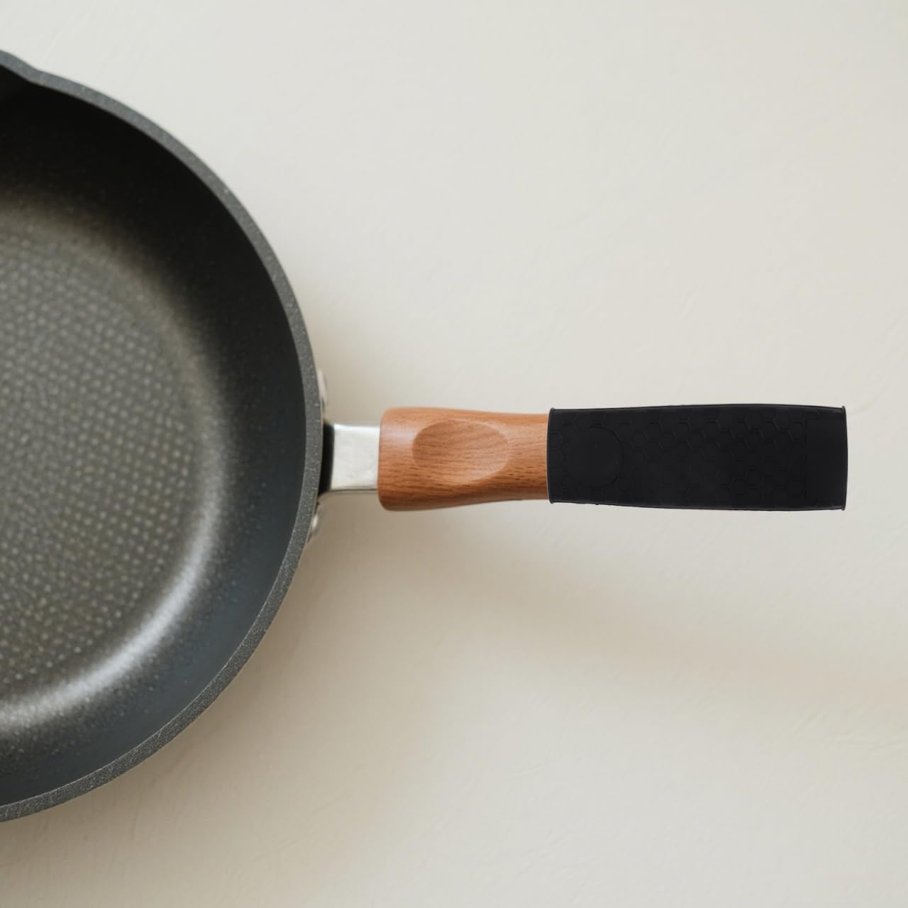 DOITOOL Pot Handle Holder Heat Resistant Cover Non-Slip Silicone Sleeve for Cast Iron Skillet 4-Pack Kitchen Potholder Protector for Hot Pan Handles 5.90X1.96X1.18In