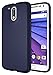 Moto G4 Case, Diztronic Full Matte Slim-Fit Flexible TPU Case for Motorola Moto G⁴ and Moto G⁴ Plus (4th Generation Only) 2016 (Matte Dark Navy Blue)