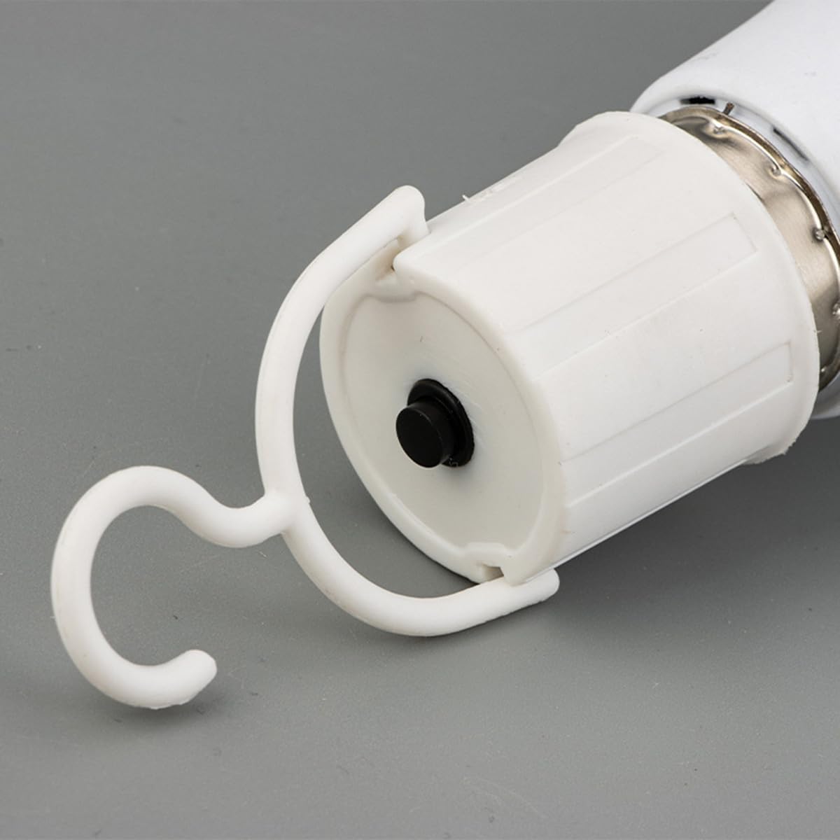 ZYAMY 10PCS E27 Screw in Lamp Holder with Hook Portable Power Supply Bulb Adaptor Screw in Emergency Head Ground Hook Indoor Outdoor Mobile Lamp Head image 4