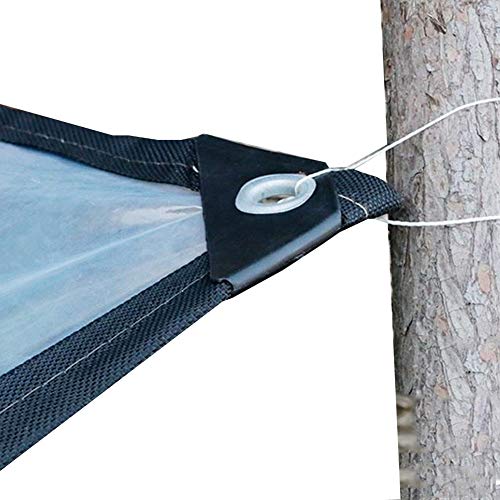 Bâche transparente robuste auvent pliable imperméable toutes tailles