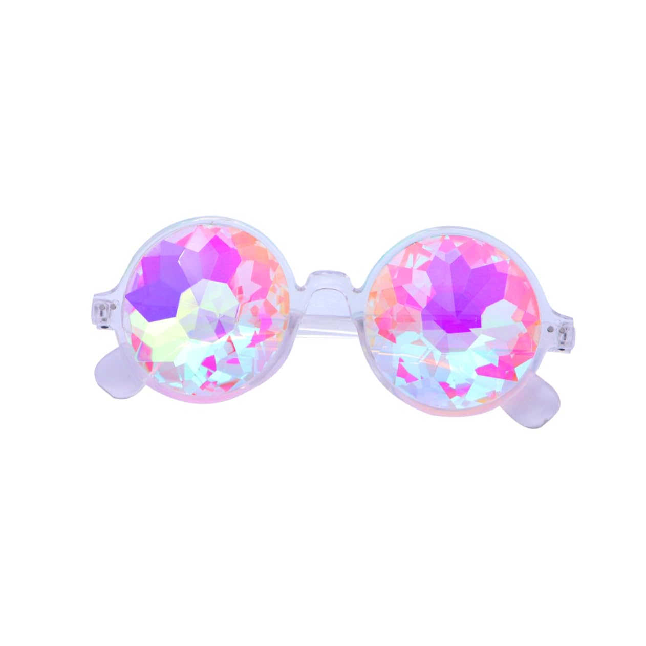 3 Gafas De Sol Caleidoscopio De Moda Con Patas Flexibles Para La Noche Y La Fiesta.