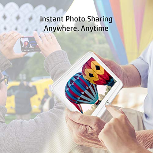 Digital Picture Frame, Hp 10.1 Inch Wifi Photo Frame, 1280X800 Hd Display, 8Gb Internal Storage, Iphone & Android App, Support Photo, Music, Calendar With Built-In Speakers - White #TOP1