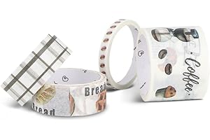 Coffee Culture Washi Tape Set: The Perfect Brew for Your Creative Adventures
