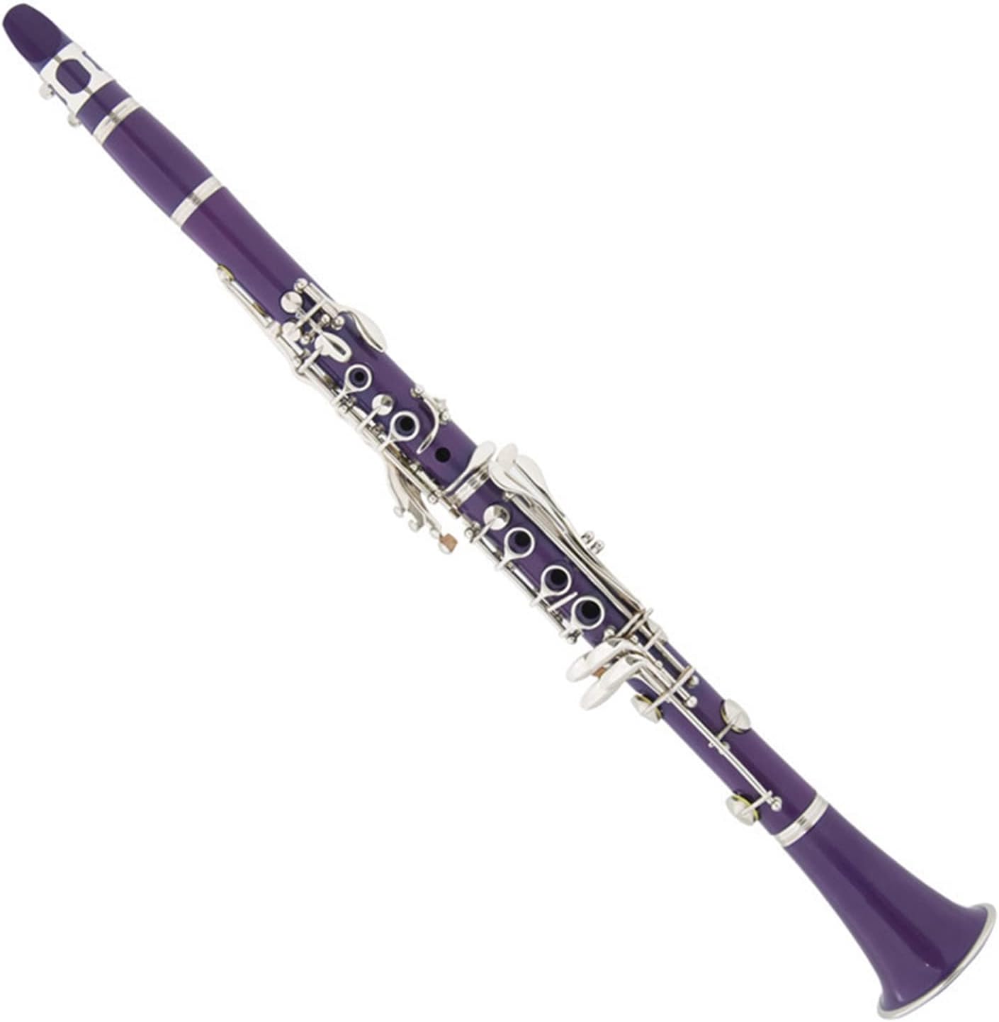 Purple Clarinet Playing Instrument Professional Use Clarinet Instrument