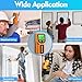 Kingdder 2 Pcs Stud Finder Wall Scanner, 5 in 1 Stud Finder Tool W/microprocessor Chip and LCD Display, Deep Detector Beam Finders for the Center and Edge of Wood Ac Wire Metal Joist Pipe