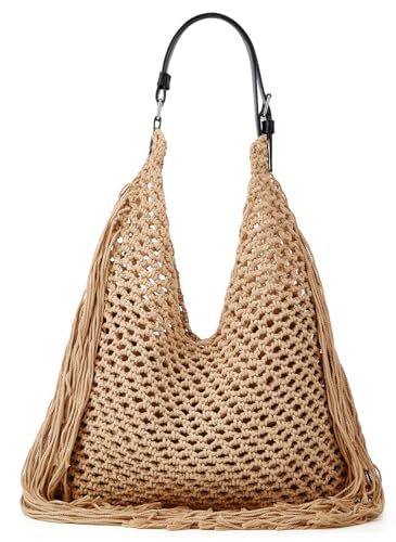 Bolso de hombro tejido verano para mujer miniatura 1