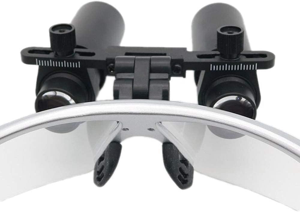 Dental Surgery Medical Loupe Goggles Frame High Magnification, Dental Loupe, 6X Surgical Binocular Magnifier Optical Glass, 420mm Working Distance