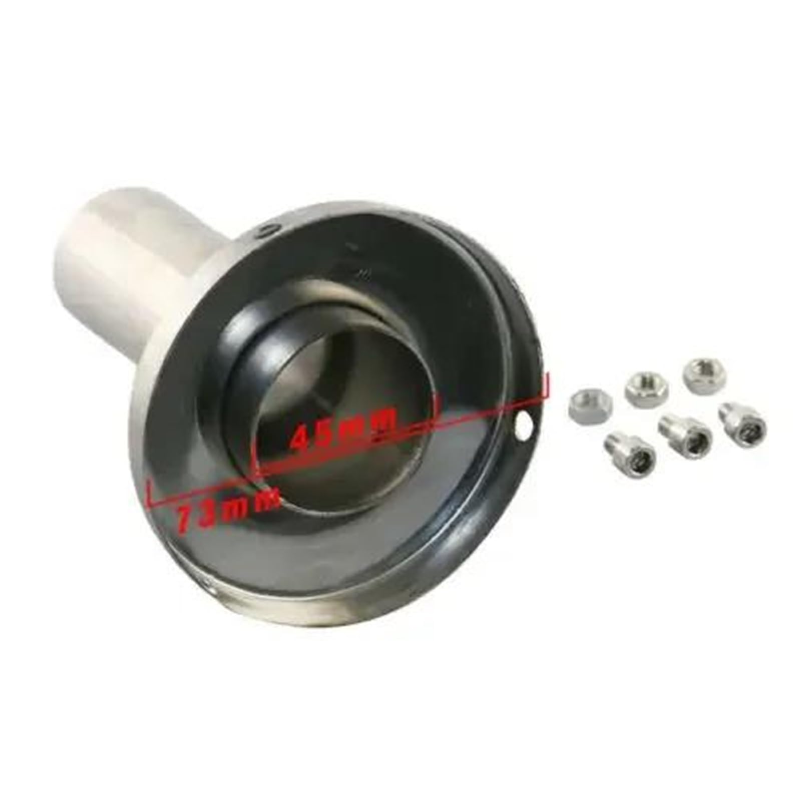 D'échappement Arrière Silencieux d'échappement Universel DB-Killer Voiture contrôle Son 76mm 89mm 102mm 114mm Acier Inoxydable réduit Bruit(SL 76)