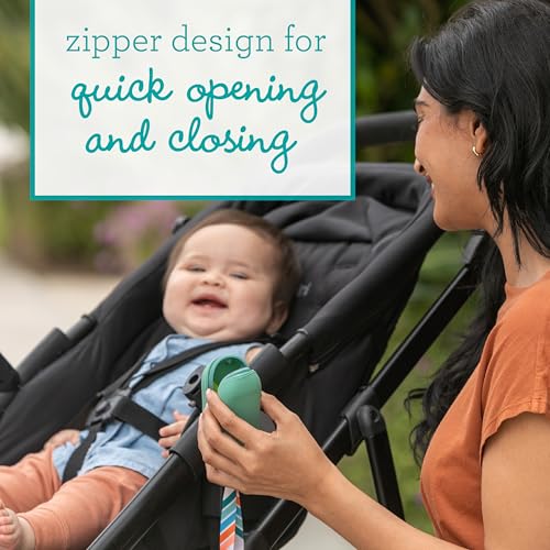 Image of Infantino PaciPod Premium Silicone Pacifier Holder, Easy to Clean