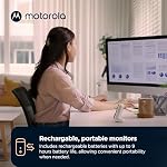 Motorola Nursery PIP15 Moniteur Audio Baby, Chambre Double HD Moniteur pour nourrissons avec lumière du jour, 1500 Ft. Range, conversation à deux voies, comprend l'unité parentale, 2 Moniteurs