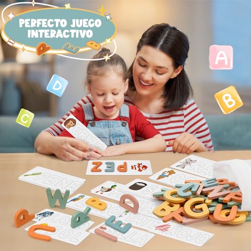 Juguetes Niños 3 4 5 6 7 8 Años, Juegos Educativos Niños 3-8 Años Regalo Niña 3-8 Años Juegos para Niño Juguetes Niña Aprender a Leer Juguetes Montessori Scrabble Español 4 Juguetes Niños 3 4 5 6 7 8 Años, Juegos Educativos Niños 3-8 Años Regalo Niña 3-8 Años Juegos Para Niño Juguetes Niña Aprender A Leer Juguetes Montessori Scrabble Español