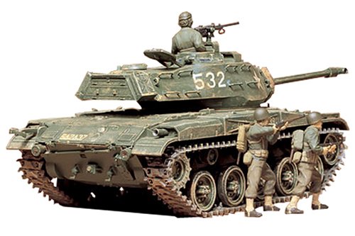 Tamiya 300035055 - Carro Armato Americano M41 Walker Bulldog (3), 1:35