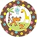 Fisher Price 7" Dessert Plates Baby Shower Monkey Jungle Party Supplies 8 count