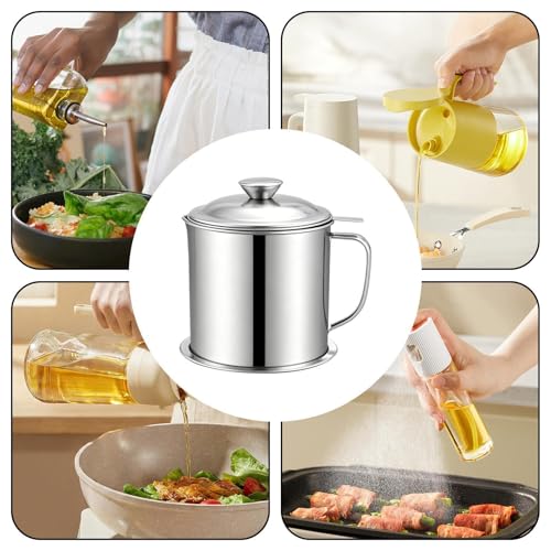 Contenedor de grasa en acero inoxidable 304 resistente para restaurantes 5
