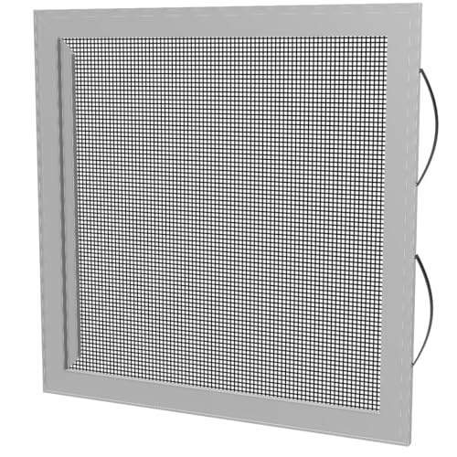 Fully Assembled Custom Window Screen Replacement SL7: Sliding Half Screen with Right-Sided Springs for a Secure Fit and a Pull Rail for Easy Installation and Removal