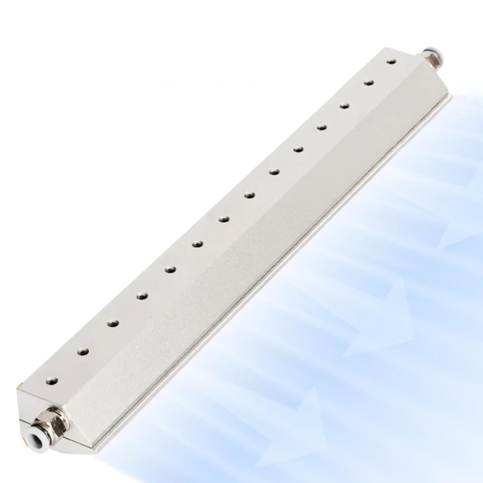 Tosuny Hoja de soplador de aire industrial de 350 mm, boquilla de extracción de polvo de agua para compresor con rosca de 1/4 pulgadas