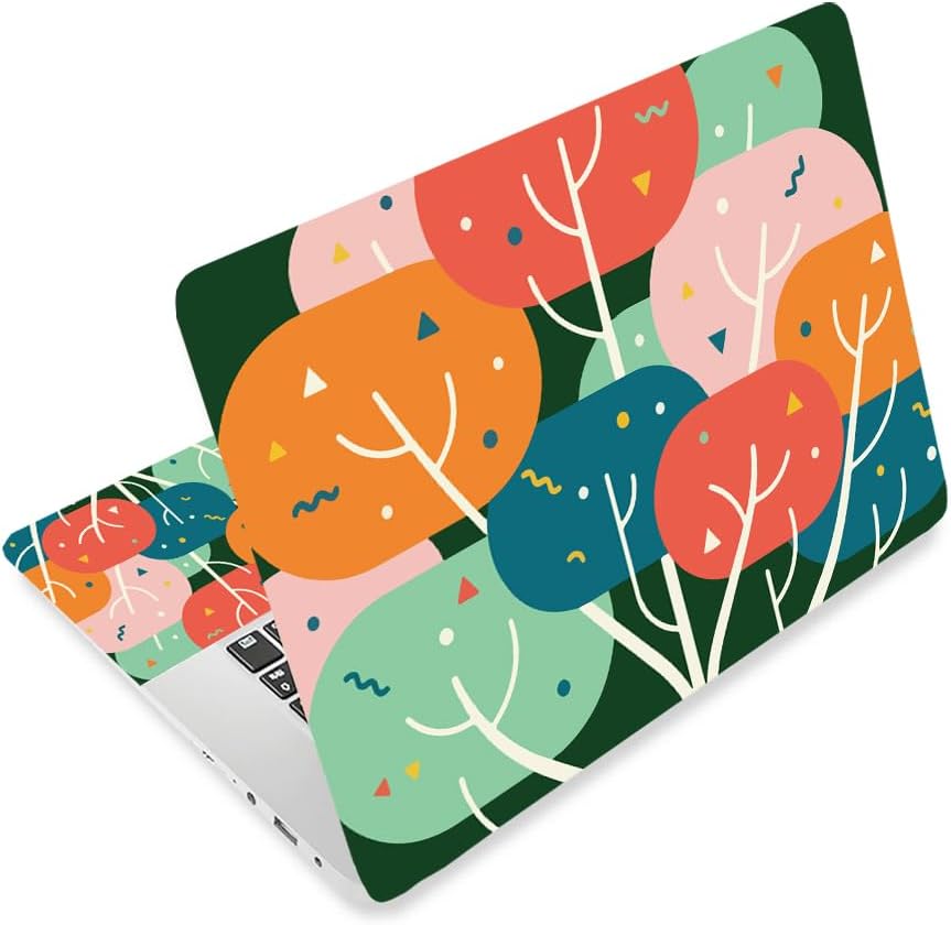 3Pcs Laptop Skin Sticker Decal Purple Flowers PVC Laptop Sticker Fits for 12-16 Inch Notebook Waterproof Scratch Proof Universal Notebook PC Personalized Protector Gift
