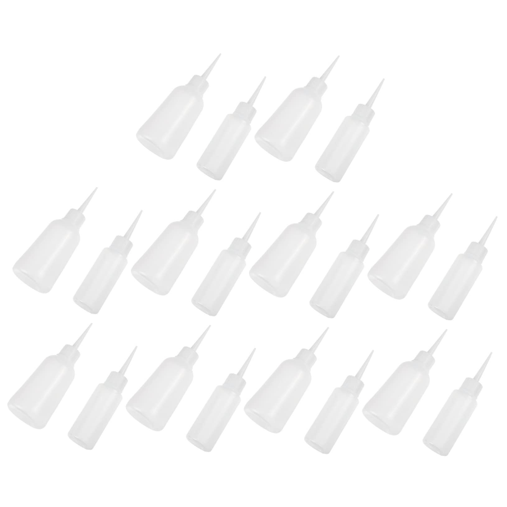 BESTYASH 20Pcs Squeezing Caulking Bottles Empty Glue Applicator Bottles for DIY Projects Pigment Storage and Home Repairs Leak Design