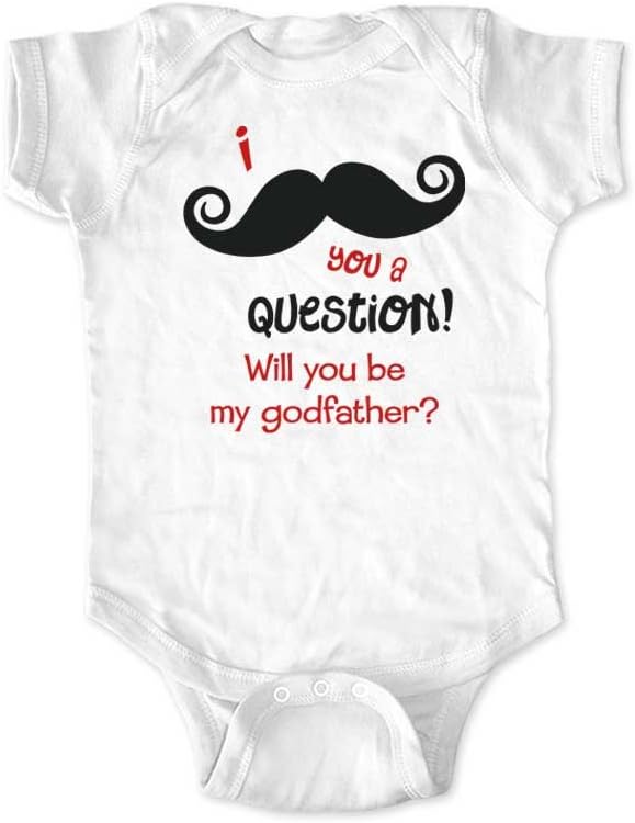 I mustache you a question. Will you be my godfather? baby announcement