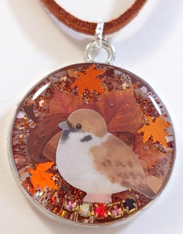 スズメ　レジンヘアゴム　可愛いスズメ スズメ レジンヘアゴム 可愛いスズメ