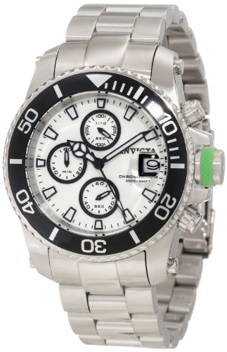 [�C�����B�N�^]Invicta �r���v Pro Diver Chronograph White Dial Stainless Steel Watch 11223 �����Y [���s�A���i]