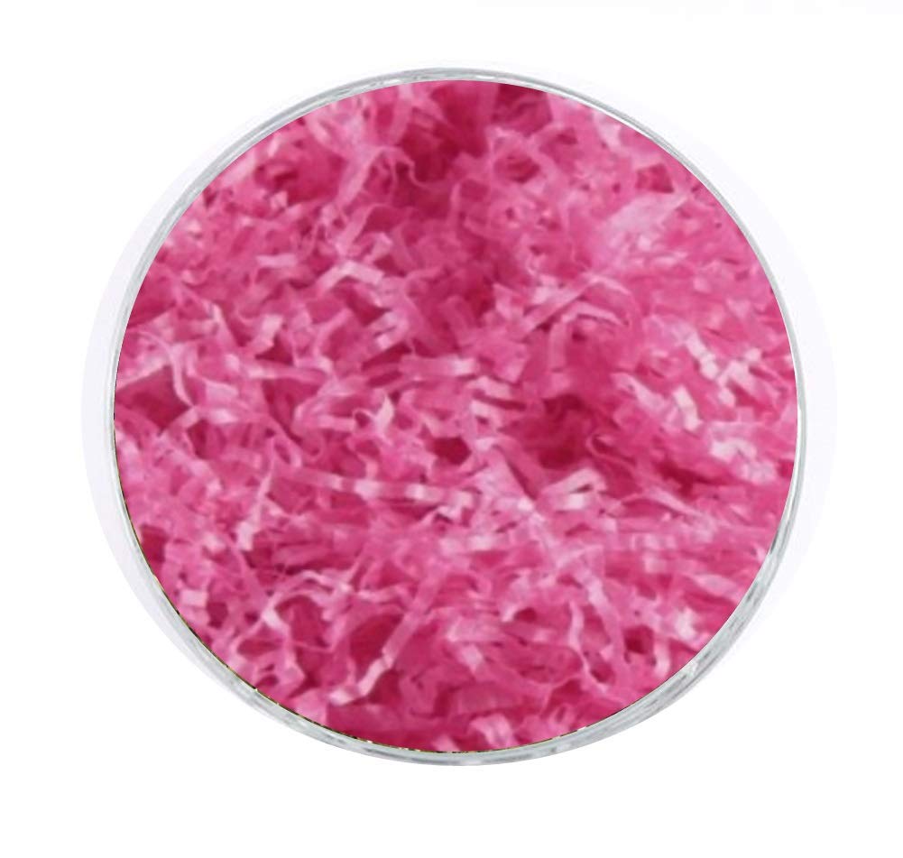 CERISE/HOT PINK 20G GRAMS LUXURY EXTRA SOFT SHREDDED TISSUE PAPER HAMPER/GIFT PACKAGING FILLER - ACID FREE