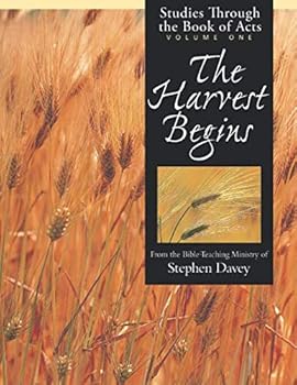 Paperback The Harvest Begins: Studies Through the Book of Acts; Volume 1 Book