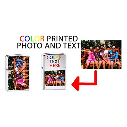 Zippo Lighter - Personalized Custom Photo High Polished Chrome Color Printed Gifts For Him, For Her, For Boys, For Girls, For Husband, For Wife, For Them, For Men, For Women, For Kids, #TOP1