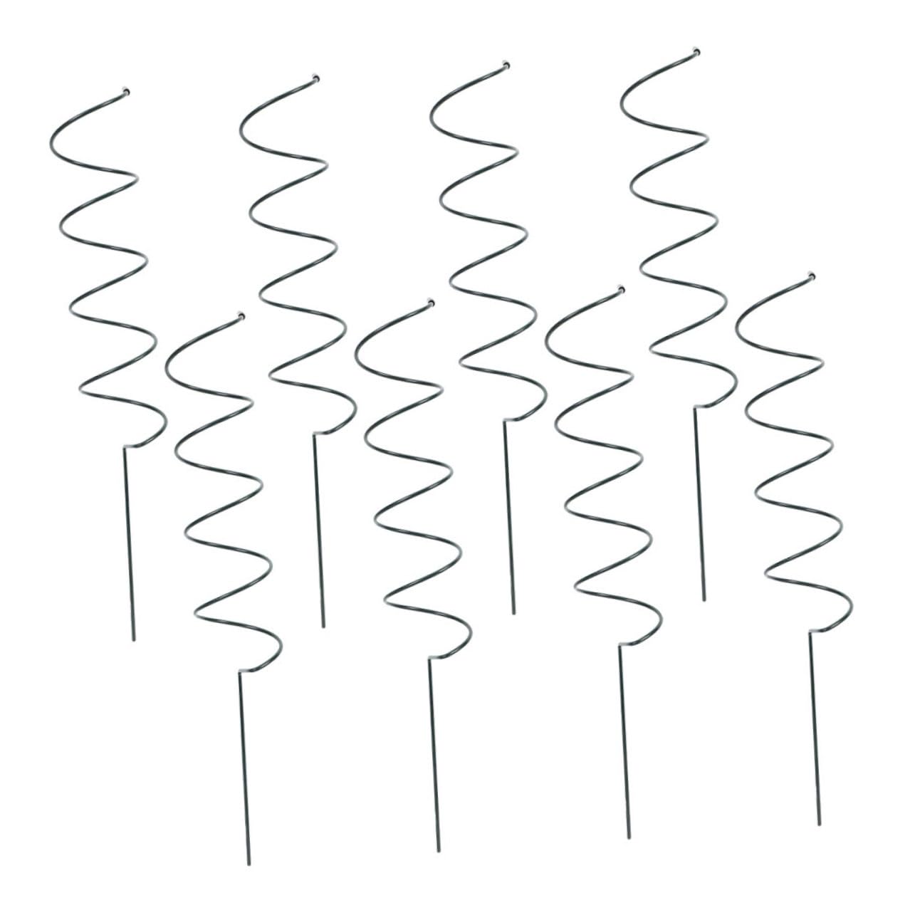 Sosoport 8pezzi Spirali Supporto per Piante Metallo Picchetti per Giardino Regolabili per Viti e Fiori Sostegno Durevole per Piante Rampicanti di Facile Installazione e Design Elegante