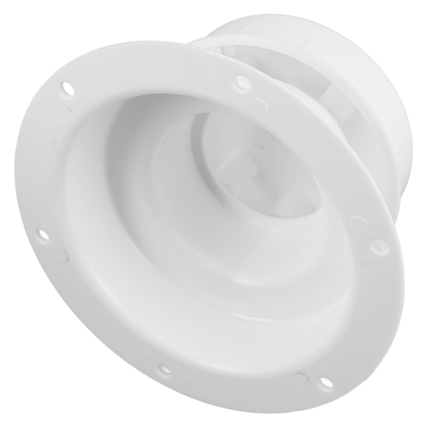 Dimeiyan White Roof Vent Replacement,With Screws Plumbing Cap For Camper Trailer And Motorhome Ventilation Plastic Rv Flange(White)