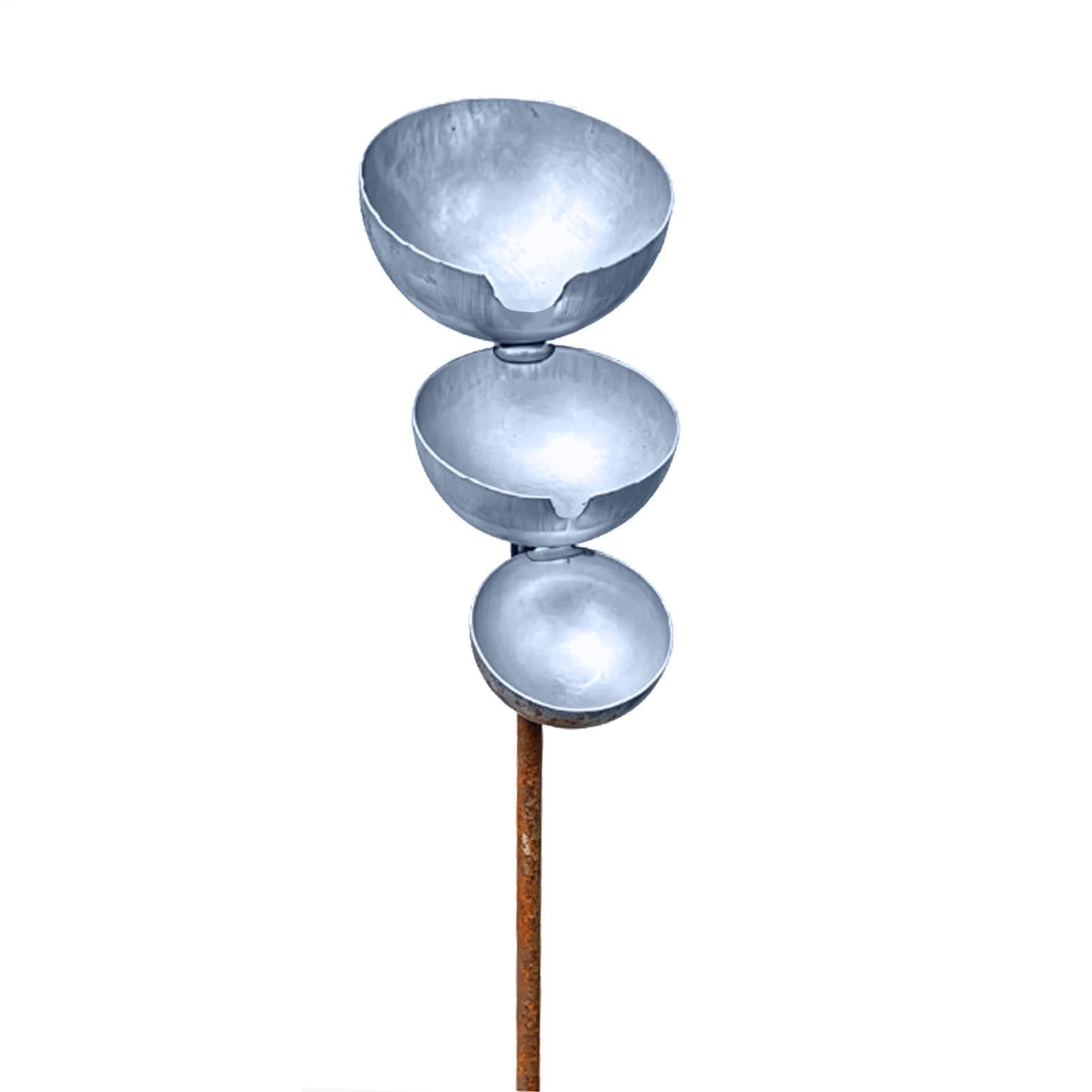 Bee Water Station – Supporto da giardino a tre livelli | per uccelli | da bagno per | Fioriera decorativa da giardino per esterni, cortile, ponte, padiglione, decorazione per prato