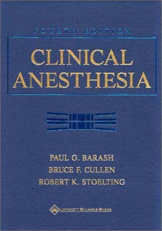 Clinical Anesthesia 4th Edition by Paul G. Bara... B011DBH58E Book Cover