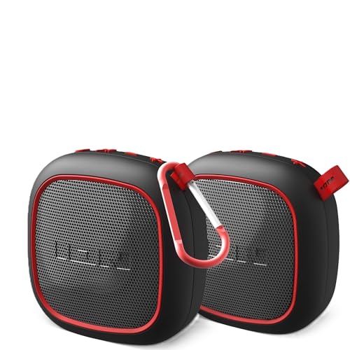 2-Pack ION Audio Magnet Rocker Wireless Bluetooth Speaker with Magnetic Back Mount Built-in