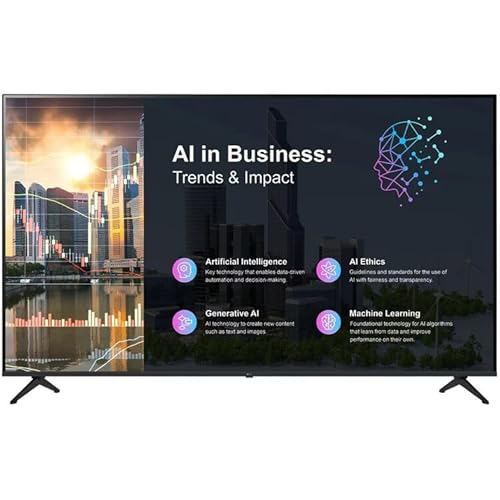LG PK640S 55" UHD 4K HDR Commercial Signage TV Direct-Lit LED, webOS 25 Smart Platform, 300-Nit Bright, HDMI/LAN/Wi-Fi Control, Content & Group Management
