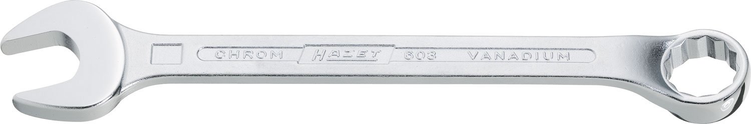 Hazet Ring-Maulschlüssel 603-11, Außen-Tractionsprofil Doppelsechskant