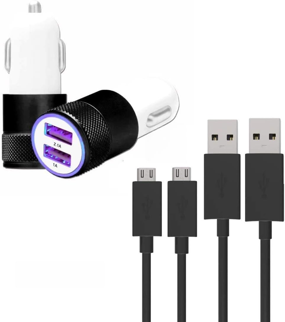 Pack Chargeur Auto + Câble USB-C Pour Honor 400 Smart 5G - 2 Ports USB 5V/2,1A+1A, Charge Rapide