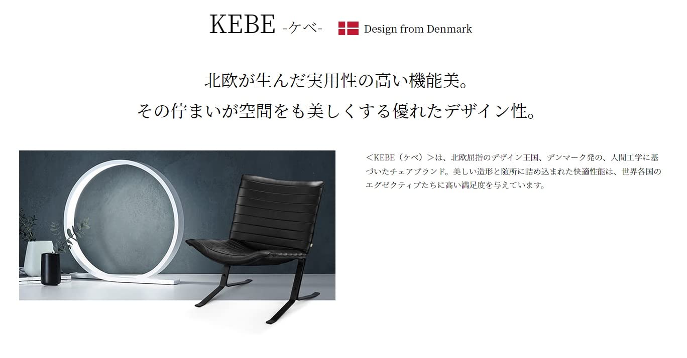Amazon.co.jp: デンマーク デザイン KEBE パーソナルチェア KE-FALCON