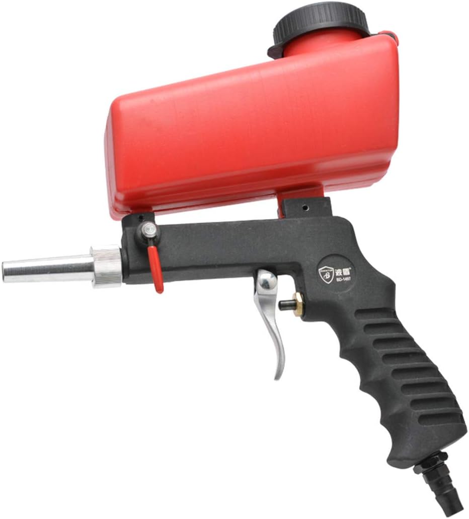 Pneumatic Sandblasting Gun - Air Sand Blasting Tool Anti Rust Spray Sanding Device 21Ibs