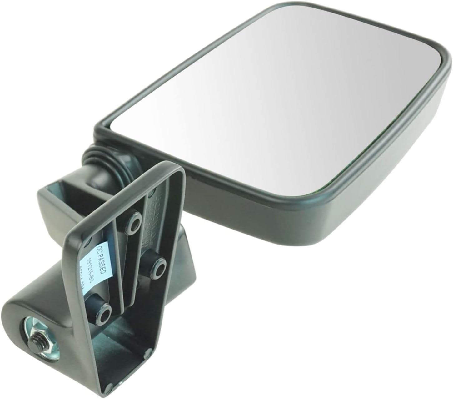 Black Manual Side View Door Mirrors Left/Right Pair Set for 87-02 Jeep Wrangler