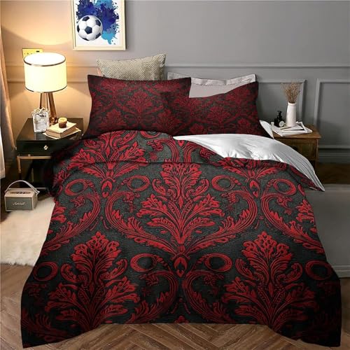 Parure de lit 3D design classique pour chambre de fille
