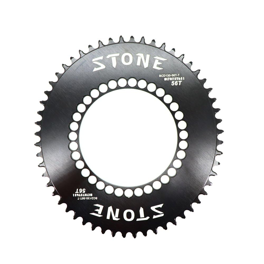 110/130mm BCD Oval Chainring 54T For Road Folding Bike, Aluminum Alloy Narrow Wide Chainring For 7 8 9 10 Speed, Waterproof And Rust Proof, Suitable For Cyclists