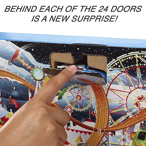 Hot Wheels Advent Calendar, Toy Cars for Kids 3 Years Old and Older - Image 3