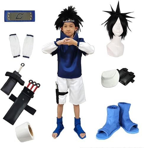 Miniatura 2 de RZCOSYZH Disfraz de anime de talla EE UU para niños disfraz de fiesta para niños