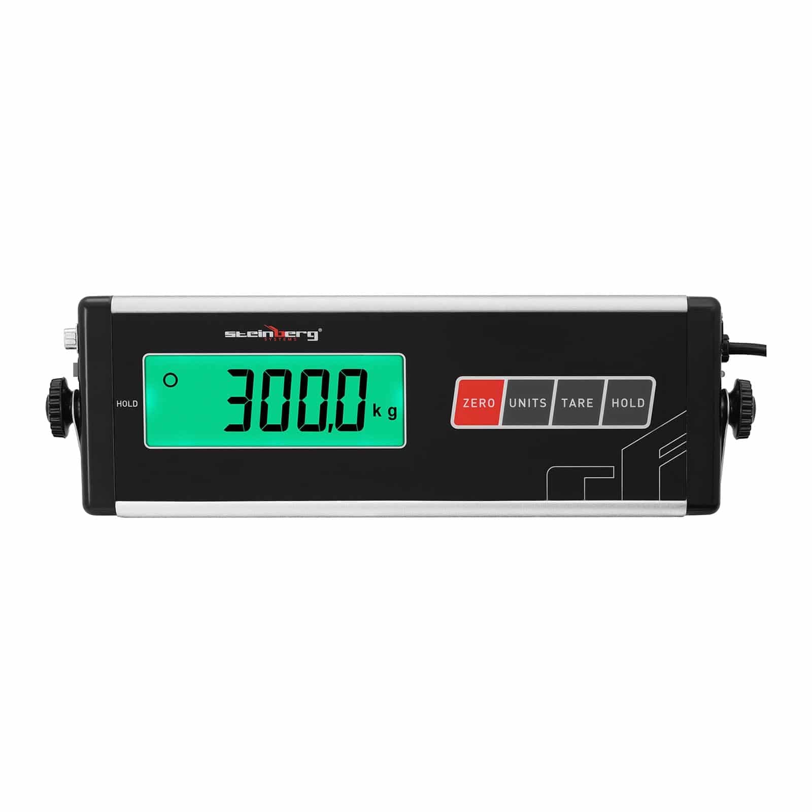 Steinberg Systems Bilancia Da Pavimento Bilancia Industriale Da Terra Per Animali SBS-PS-300 (300 kg / 100 g, Tappetino antiscivolo, LCD)