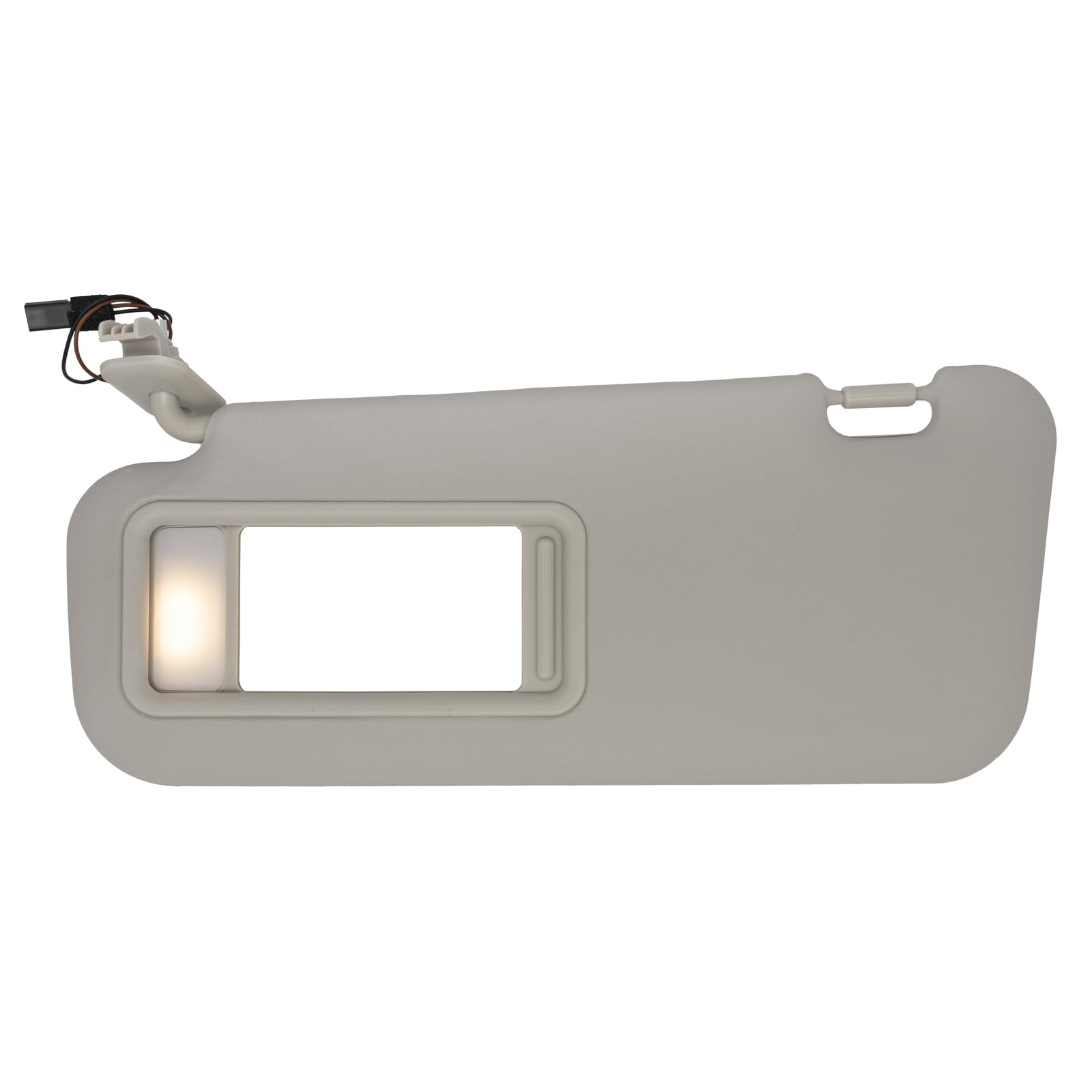 NHILES Left Driver Side Sun Visor Compatible with Mazda 3 2010 2011 2012 2013 with Light, BBM2-69-320C-75 BBM3-69-320C-75 Beige