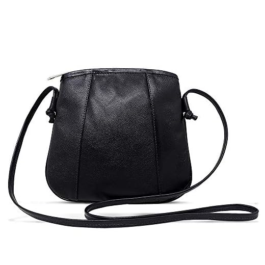 Bolsa a Tiracolo Feminina Couro Legítimo Relicário - Laila (Preto)
