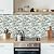 YOFUN Self-Adhesive Kitchen Backsplash, 10-Sheet Peel and Stick Back Splash Marble Look Decorative Tiles 12"x12"