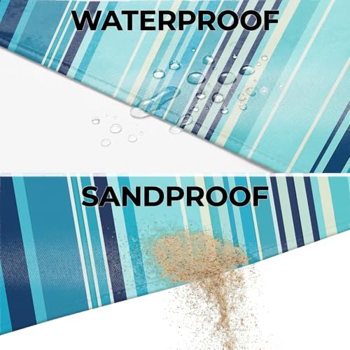 Beach Blanket Beach Mat Waterproof Picnic Camping Mat 79"x79" - image 3