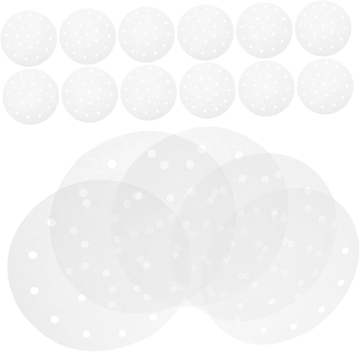 500Pcs Steamer Liners Round Air Fryer Paper Liner Non Stick for Dumplings and Steaming Keeps Food Clean and Fresh 500Pcs Steamer Liners Round Air Fryer Paper Liner Non Stick for Dumplings and Steaming Keeps Food Clean and Fresh