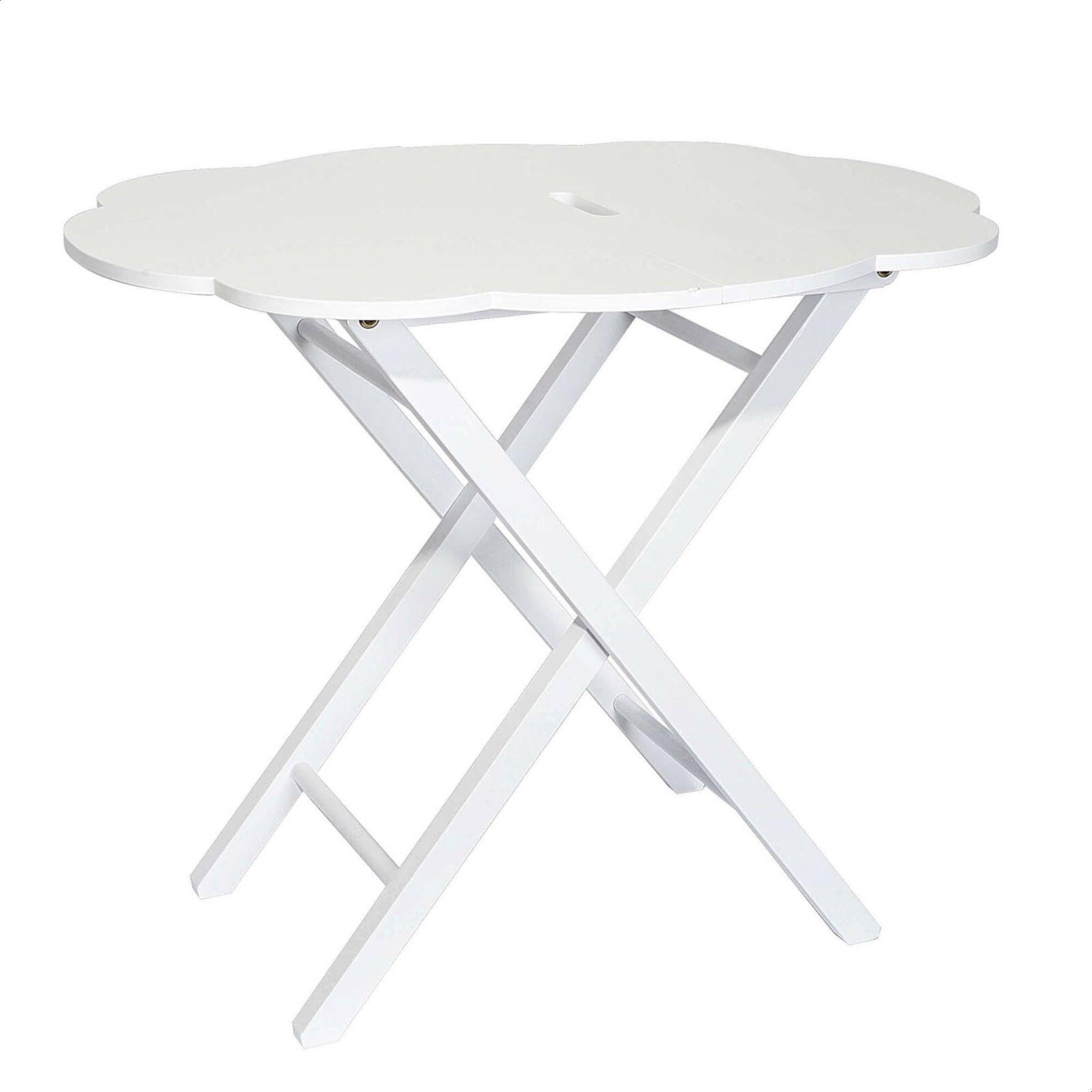 ARANAZ S.L. MANUFACTURAS DE LA MADERA Mesa Infantil Plegable 'Nuble' 62,5x48x51,5cm Color Blanco